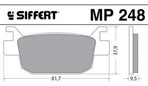 PASTIGLIE SIFFERT MP 248 HONDA HONDA NNS 250 MONTA POSTERIORE