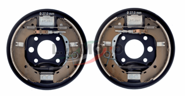 COPPIA PLATTO COMPLETI FRENO POSTERIORE DESTRO E SINISTRO R.O. 837080-837081