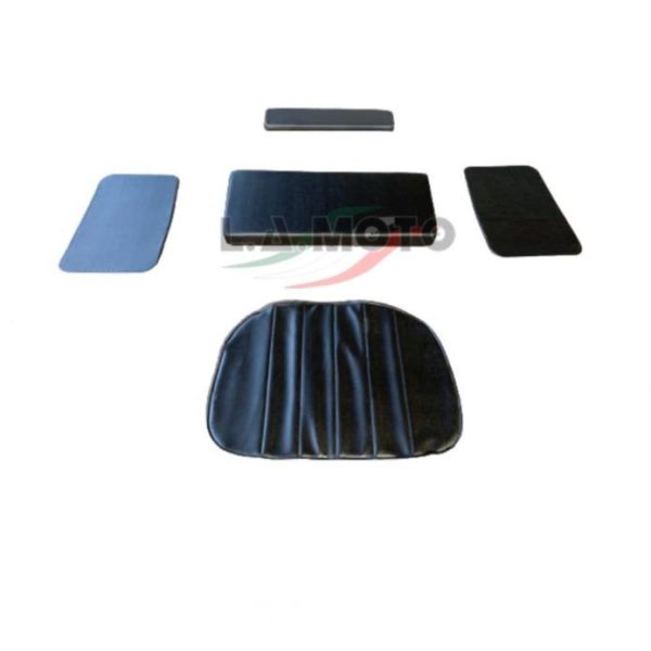 KIT TAPPEZZERIA IN PELLE NERA PER INTERNO CABINA APE MP