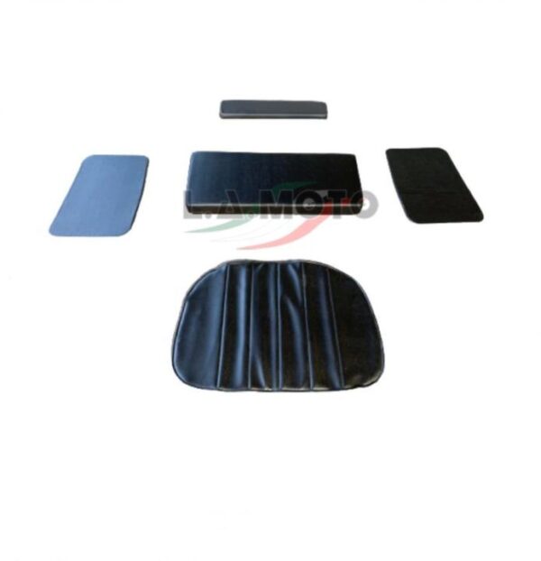KIT TAPPEZZERIA IN PELLE NERA PER INTERNO CABINA APE MP