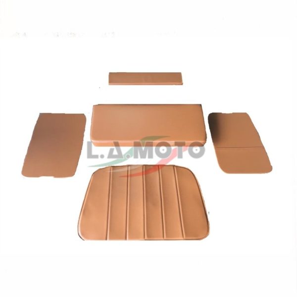 KIT TAPPEZZERIA IN PELLE MARRONCINO PER INTERNO CABINA APE MP