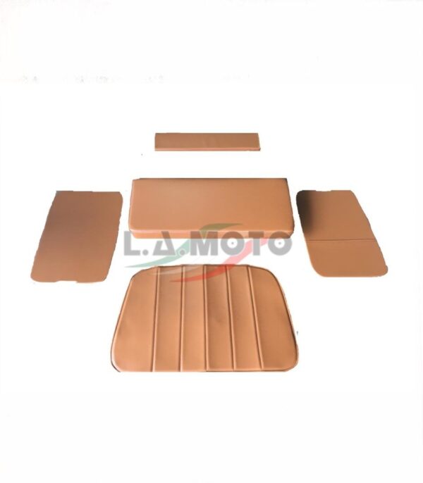 KIT TAPPEZZERIA IN PELLE MARRONCINO PER INTERNO CABINA APE MP