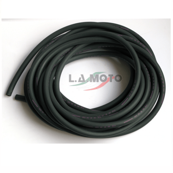 TUBO BENZINA NERO DIAMETRO INTERNO 6 MM ESTERNO 10 MM 6×10 1 METRO