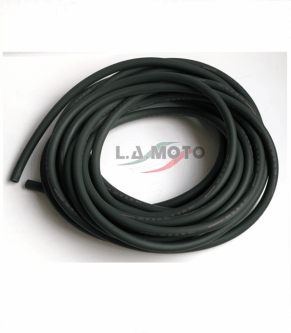 TUBO BENZINA NERO DIAMETRO INTERNO 6 MM ESTERNO 10 MM 6×10 1 METRO
