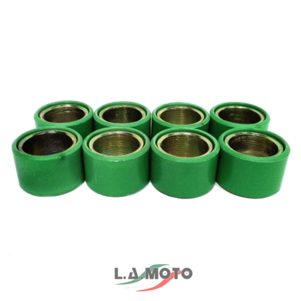 KIT DI 8 RULLI PIAGGIO 25×17 PESO 18 GR. 849914