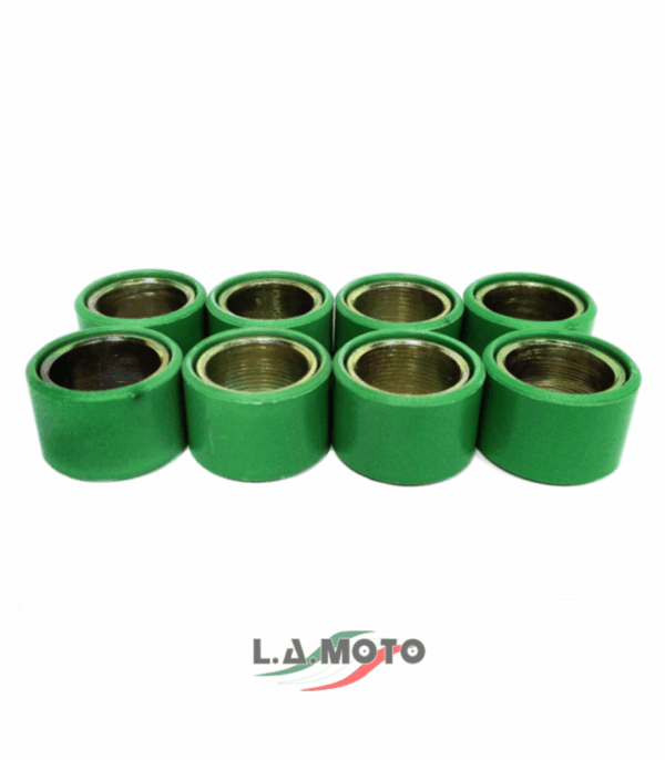 KIT DI 8 RULLI PIAGGIO 25×17 PESO 18 GR. 849914