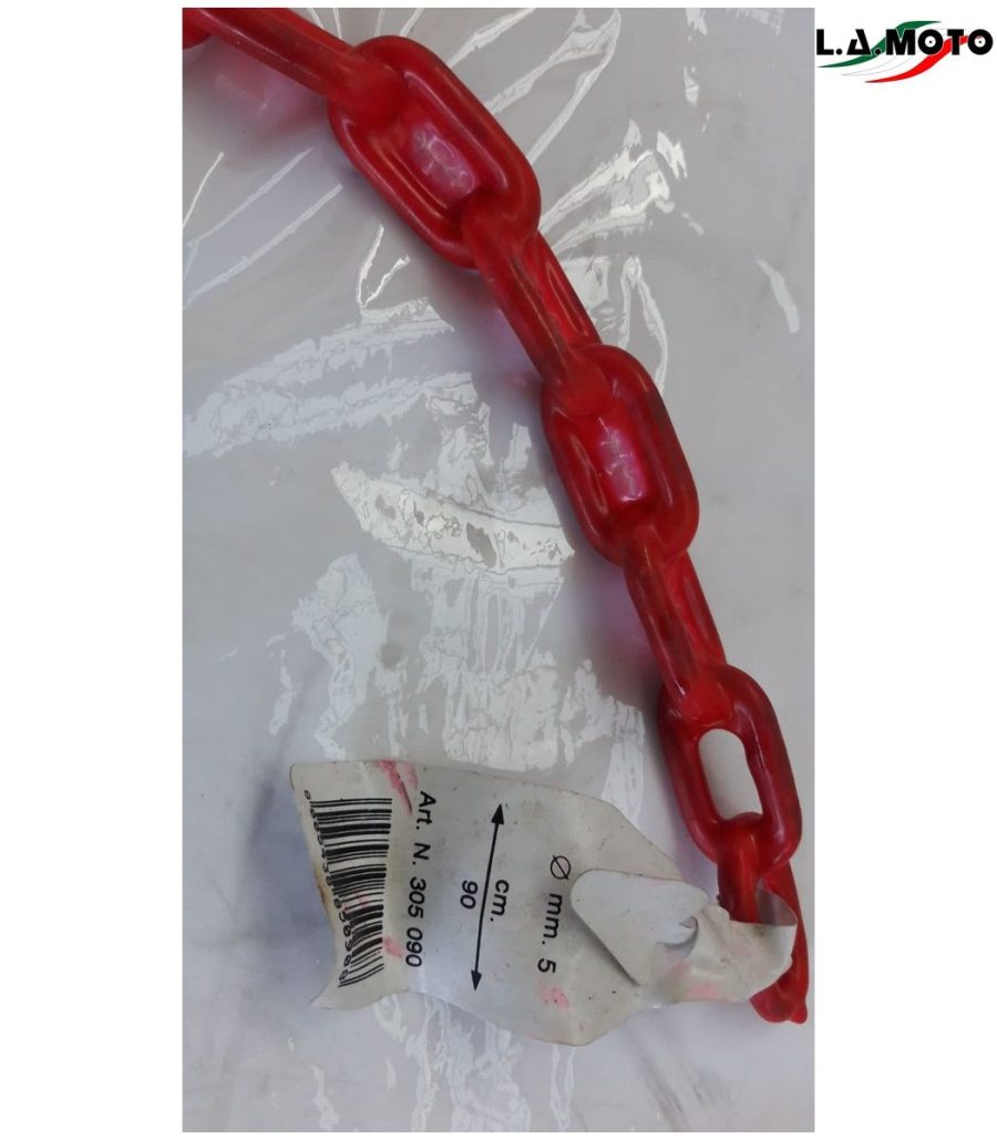 CATENA PLASTIFICATA ANTIGRAFFIO E ANTIRUGGINE PER TUTTI I CICLOMOTORI - immagine 2