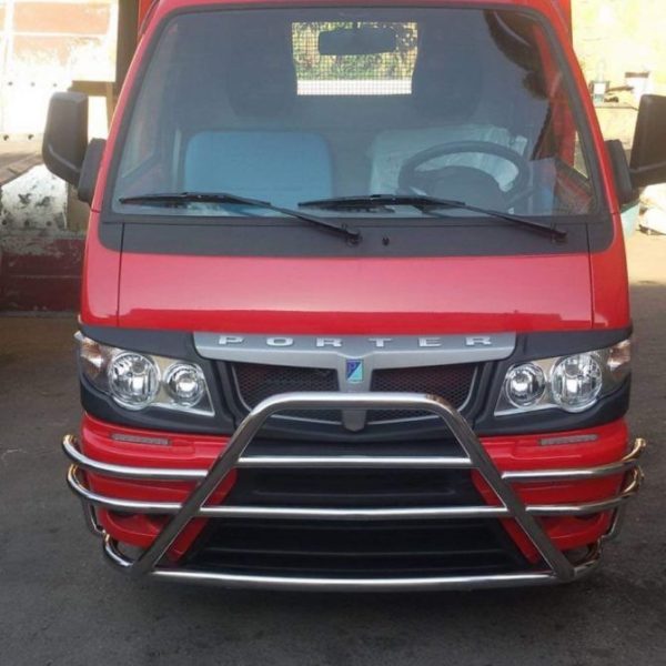BULL BAR- ROLL BAR – NERO  PROTEZIONE ANTERIORE  PER PIAGGIO PORTER TUTTI I MODELLI