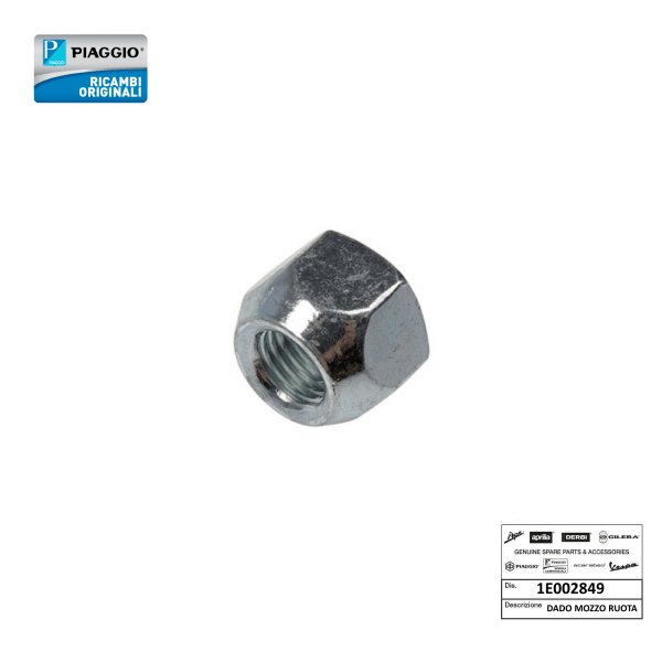 1E002849- DADO RUOTA ORIGINALE PIAGGIO PORTER