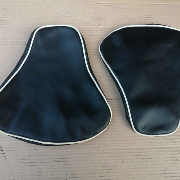 COPPIA COPRI SELLA NERO PER LAMBRETTA CSNL