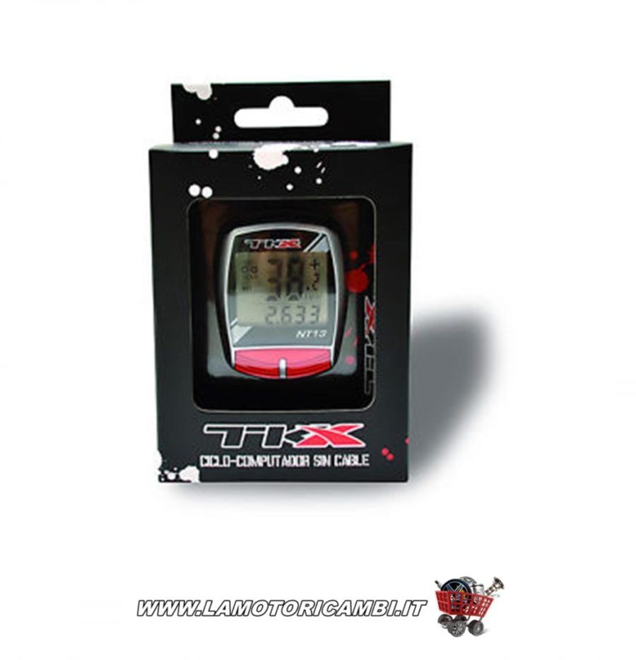 CONTACHILOMETRI CICLOCOMPUTER BICICLETTA TKX NT13 WIRELESS SENZA FILI